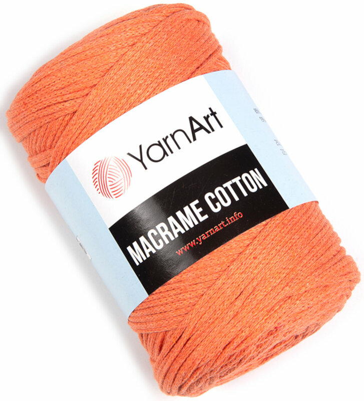 Cordon Yarn Art Macrame Cotton 2 mm 770 Orange
