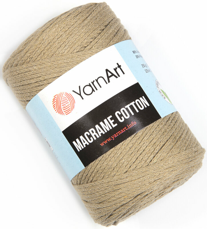 Snor Yarn Art Macrame Cotton 2 mm 793 Tortilla