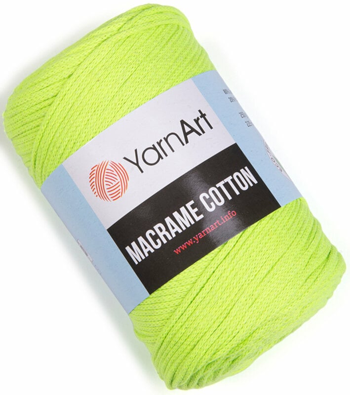 Corda  Yarn Art Macrame Cotton 2 mm 801 Lime