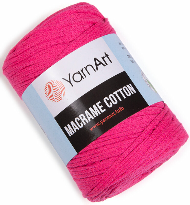 Šňůra  Yarn Art Macrame Cotton 2 mm 803 Light Purple