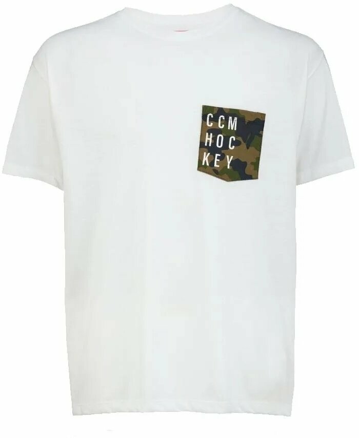 Camiseta de hockey y polo CCM Camo Pocket SR Camiseta de hockey y polo