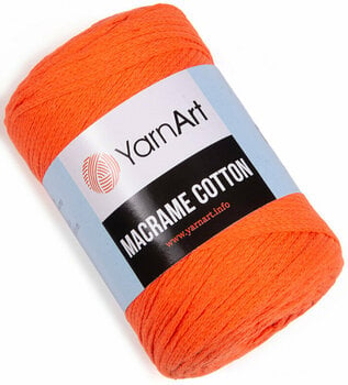 Snor Yarn Art Macrame Cotton 2 mm 800 Pumpkin - 1