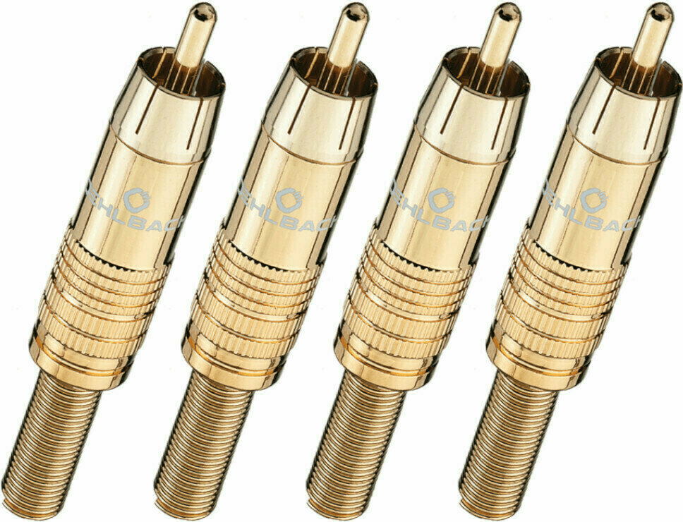 Hi-Fi-Anschluss, Adapter Oehlbach CJG 51 5,5mm Gold 4 pcs
