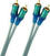 Cable de audio Hi-Fi Oehlbach Ice Blue 1 m Azul-Transparente-Verde Cable de audio Hi-Fi