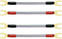 Câble Hi-Fi Président Oehlbach JUMP! LS-Bridges 4 x 10cm 10 cm Noir-Rouge Câble Hi-Fi Président