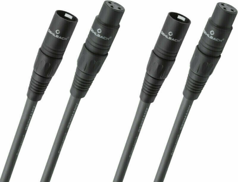 Câble audio Hi-Fi Oehlbach NF 14 Master X 1,25 m Noir Câble audio Hi-Fi