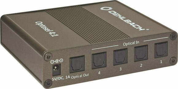 Hi-Fi vmesnik DAC in ADC Oehlbach Optosel 4:1 MKII Rjav - 1