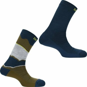 Socks Bula 2PK Layer Moss S Socks - 1