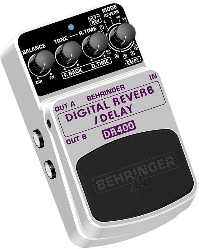 Efecto de guitarra Behringer DR 400 DIGITAL REVERB-DELAY
