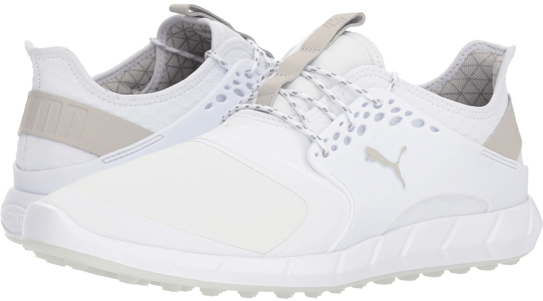 Chaussures de golf pour hommes Puma Ignite PWRSport Pro Chaussures de Golf pour Hommes White US 11