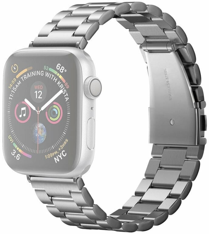 Pasek
 Spigen Modern Fit Silver Apple Watch 44/42 mm