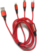 Cablu USB RGBlink 3 in 1 USB RD Roșu Cablu USB