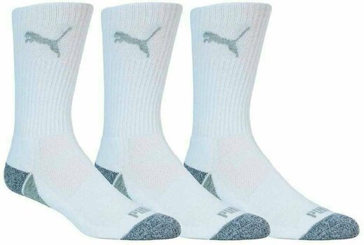 Calcetines Puma pounce crew 3 pair pack white 9-12 - 1