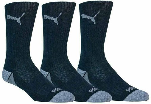 Ponožky Puma pounce crew 3 pair pack black 9-12 - 1