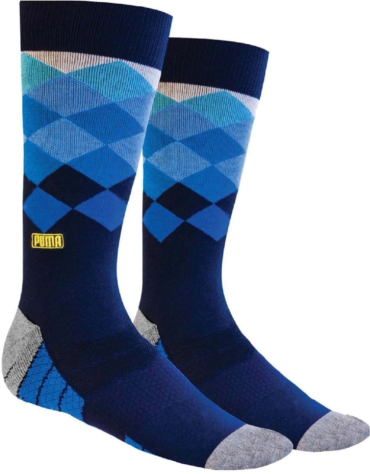 Чорапи Puma Fusion Argyle Crew Sock Electric Blue Lemonade 9-12