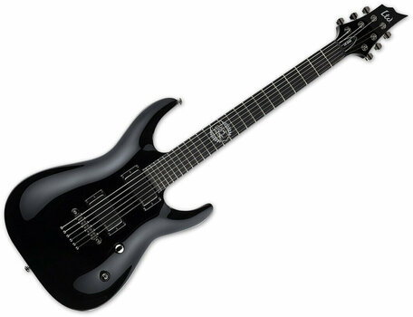 Elektrische gitaar ESP LTD LK-600 BLK Luke Kilpatrick Parkway Drive Signature Zwart - 1