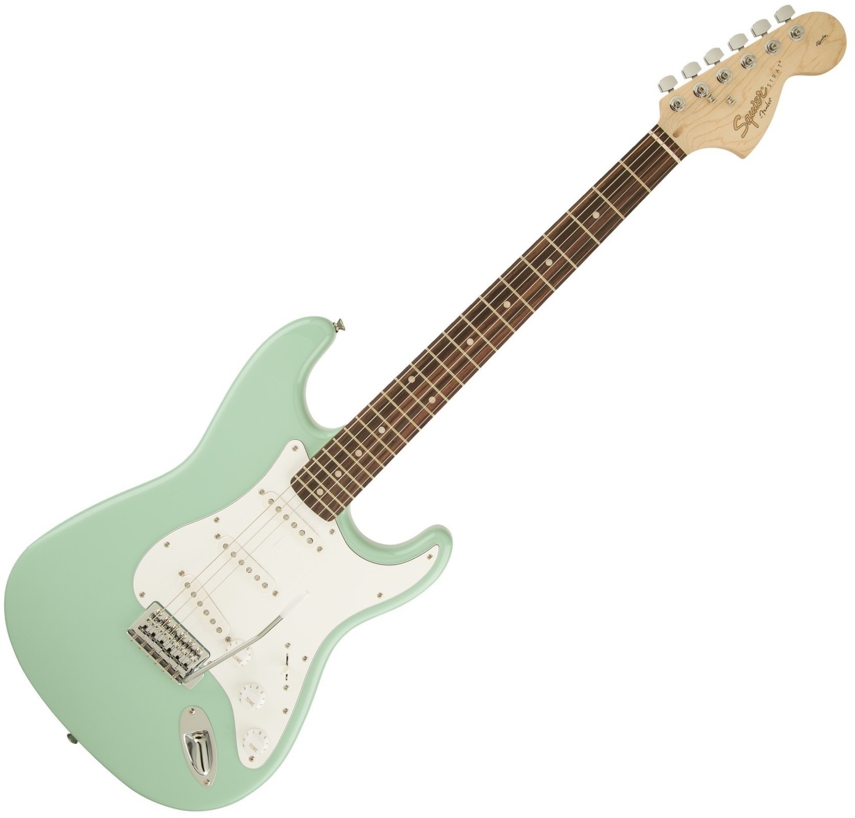 Guitarra eléctrica Fender Squier Affinity Series Stratocaster IL Surf Green