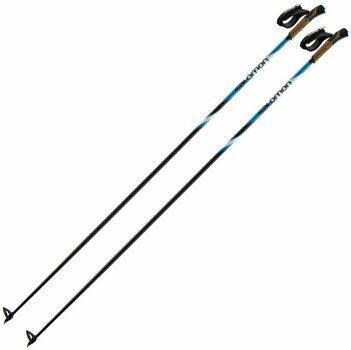 Bastões de esqui Salomon R 30 Click Black/Blue 150 cm - 1