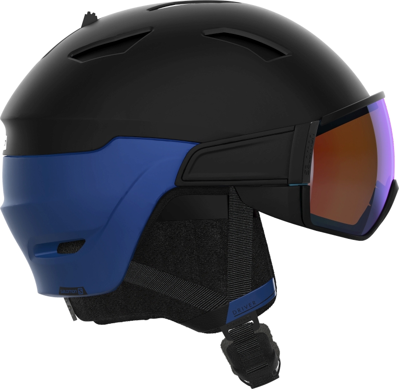 Salomon Driver Black Estate Blue L 59 62 cm Skihelm Muziker