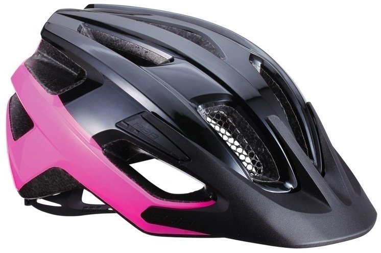 Cyklistická helma BBB Kite Černá-Růžová 52-55 Cyklistická helma