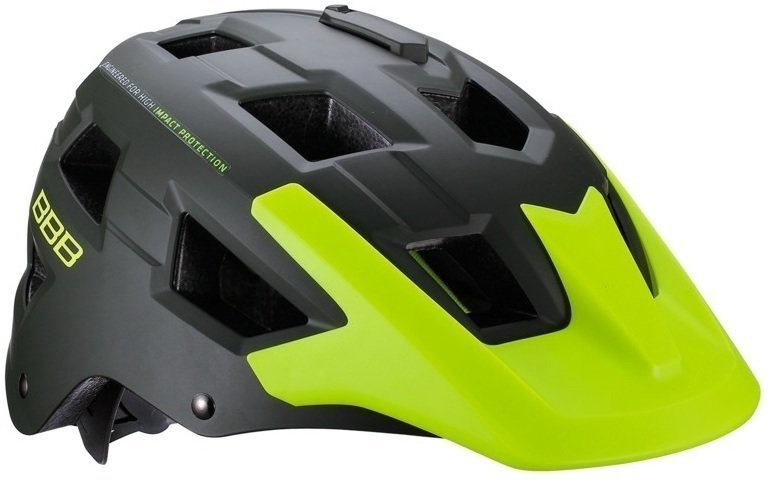 Bike Helmet BBB Nanga Khaki/Neon Yellow M Bike Helmet