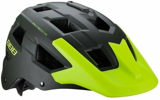 Cyklistická helma BBB Nanga Khaki/Neon Yellow M Cyklistická helma - 1
