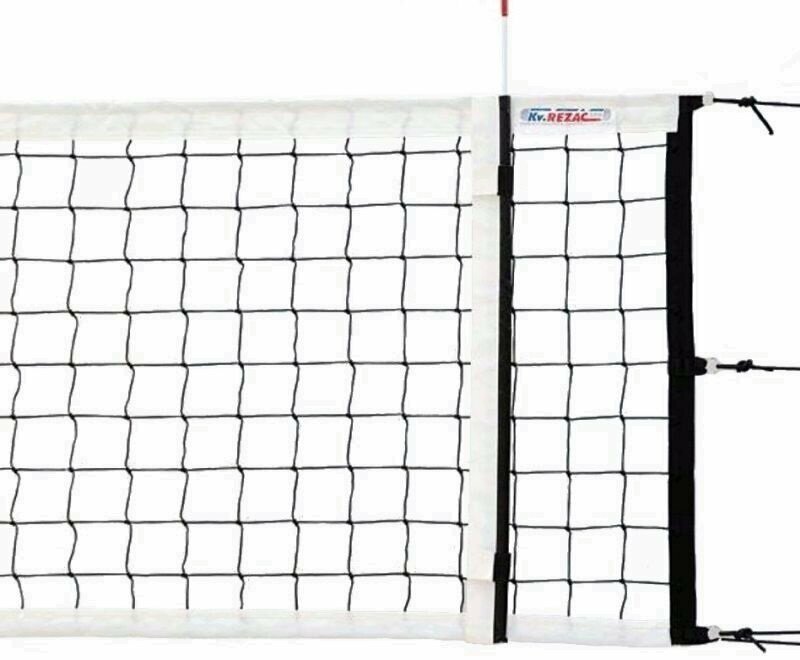 Accesorii pentru jocuri cu mingea Kv.Řezáč Volleyball Net Black/White Accesorii pentru jocuri cu mingea