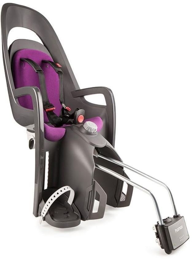 Scaun pentru copii / cărucior Hamax Caress with Bow and Bracket Grey/Purple Scaun pentru copii / cărucior