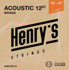 Guitar strings Henry's 12ST Bronze 10-47 Guitar strings
