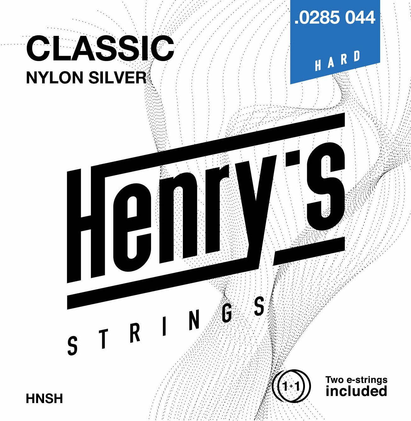 Nylonové struny pro klasickou kytaru Henry's Nylon Silver 0285-044 H