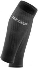 CEP WS50IY Compression Calf Sleeves Ultralight Black-Light Grey