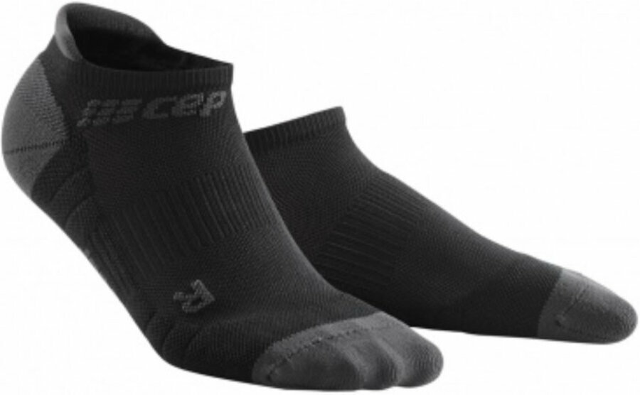 Juoksusukat CEP WP46VX No Show Socks 3.0 Black-Dark Grey II Juoksusukat