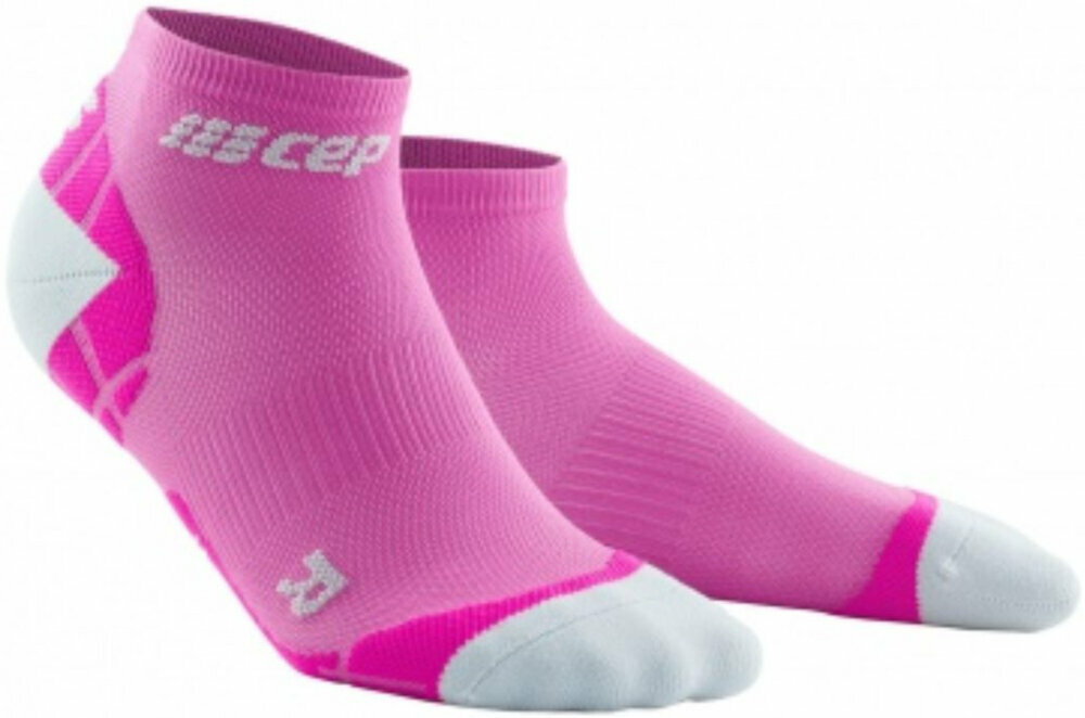 CEP WP2ALY Compression Low Cut Socks Ultralight PinkLight Grey III