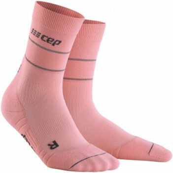 Běžecké ponožky
 CEP WP4C1Z Compression High Socks Reflective Light Pink III Běžecké ponožky - 1