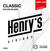 Nylonové struny pro klasickou kytaru Henry's Nylon Silver 0280-043 S