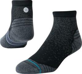 Stance Run Quarter Black/Ankle Socks