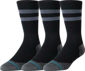 Stance Run Light Crew 3 Pack Black/Crew Socks