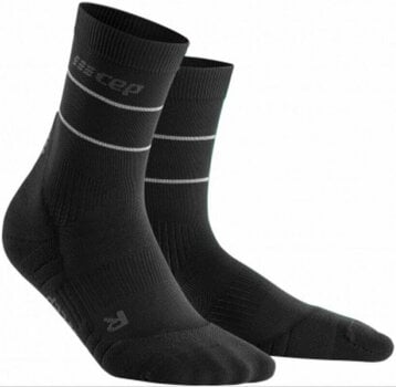 Running socks
 CEP WP4C5Z Compression High Socks Reflective Black II Running socks - 1