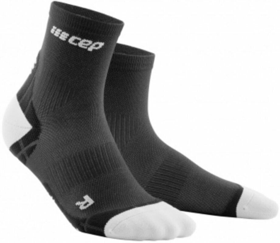 Running socks
 CEP WP4BIY Compression Short Socks Ultralight Black-Light Grey II Running socks