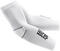 Running arm warmers CEP WS1A02 Compression Arm Sleeve L2 White-Black S Running arm warmers