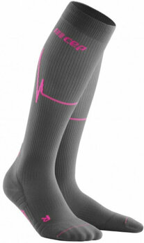 Calcetines para correr CEP WP20MC Compression Tall Socks Heartbeat Vulcan Flame II Calcetines para correr - 1