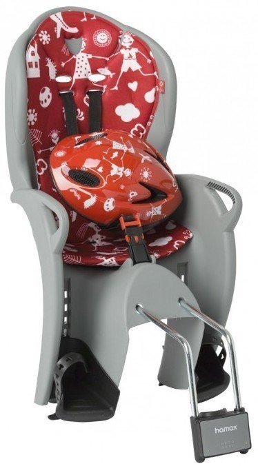 Dječja sjedalica i prikolica Hamax Kiss Safety Package Grey Red Dječja sjedalica i prikolica