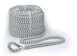 Lanex Laguna White-Black with Thimble 8mm - 30m Lanex Laguna White-Black with Thimble 8mm - 30m