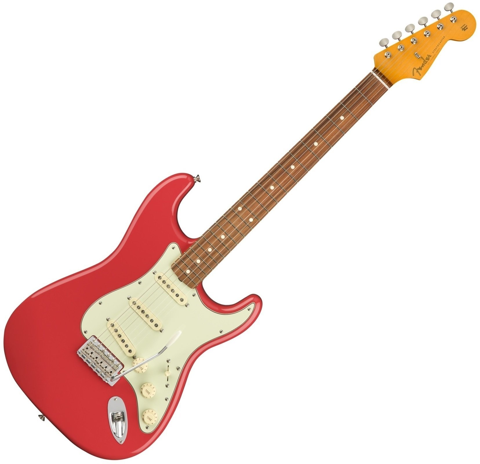 Guitare électrique Fender 60s Classic Series Stratocaster Lacquer PF Fiesta Red