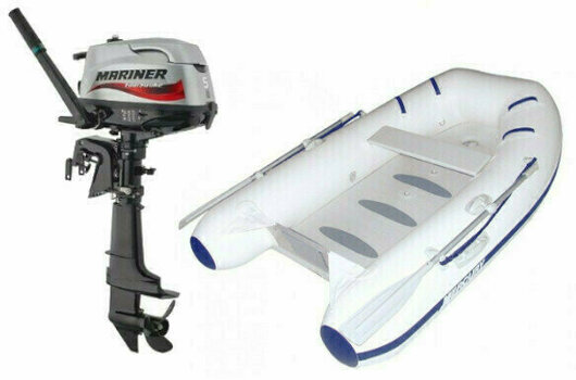 Inflatable Boat Mercury Inflatable Boat Air Deck Deluxe 250 - Mariner F5M SET 250 cm - 1