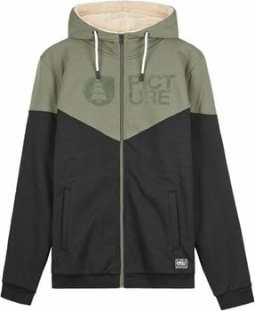 PICTURE ORGANIC] Basement Plush Zip Hoddie black