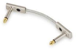 Adapter/Patch Cable RockBoard Flat Patch Cable - SAPPHIRE Silver 5 cm Angled - Angled