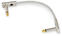 Adapter/patchkabel RockBoard Flat Patch Cable - SAPPHIRE Silver 10 cm Vinklad-vinklad