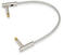 Cablu Patch, cablu adaptor RockBoard Flat Patch Cable - SAPPHIRE Argint 20 cm Oblic - Oblic