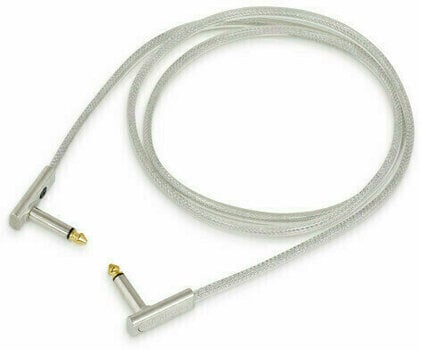 Cablu Patch, cablu adaptor RockBoard Flat Patch Cable - SAPPHIRE Argint 120 cm Oblic - Oblic - 1